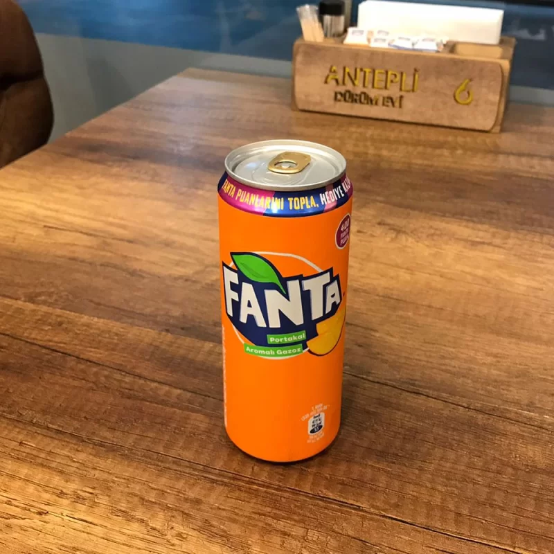 Fanta Portakal Aromalı Gazoz Kutu 250 Ml